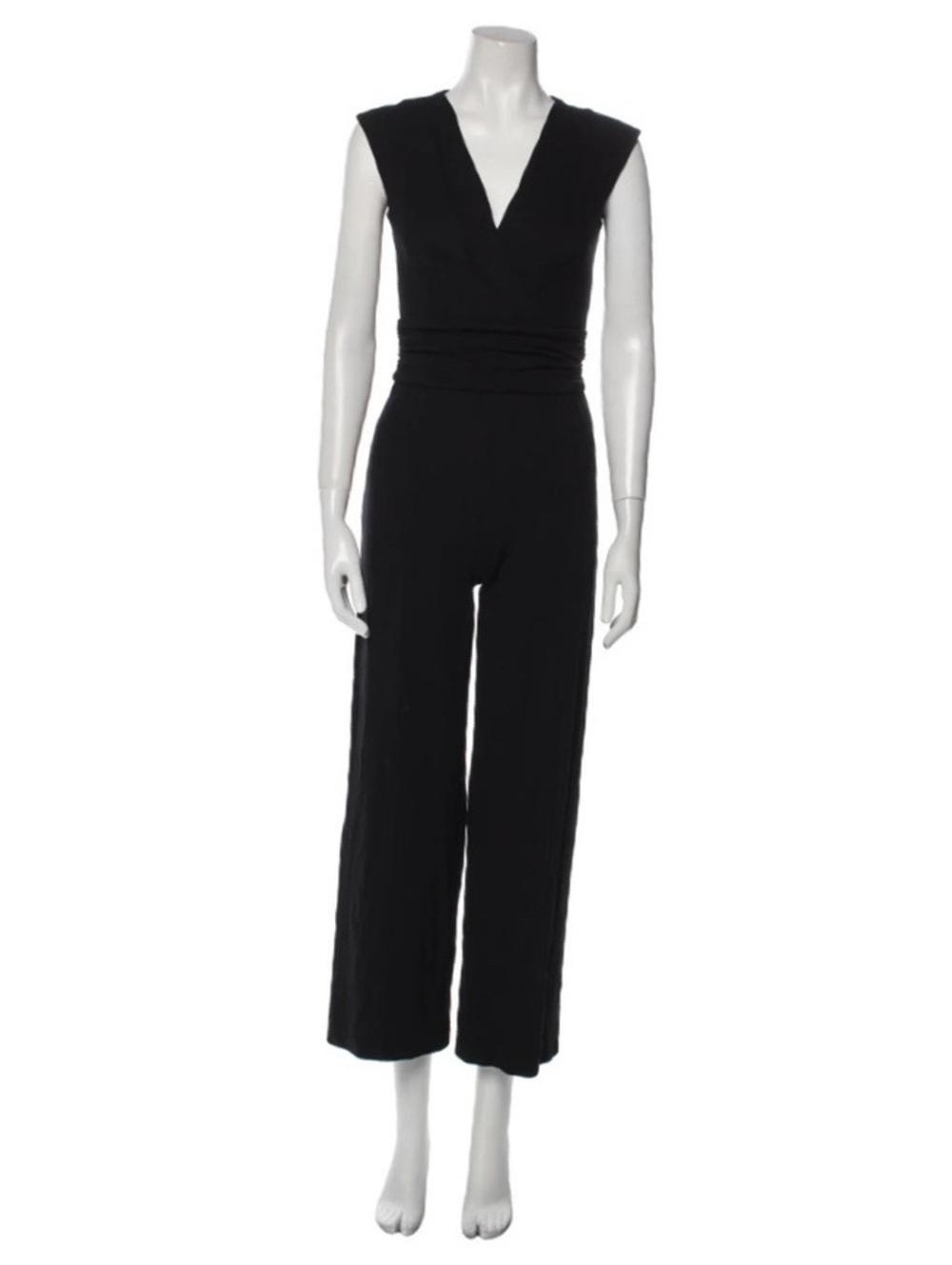 Escada V‑Neck Jumpsuit Sz 44 (US 14) Minimalist